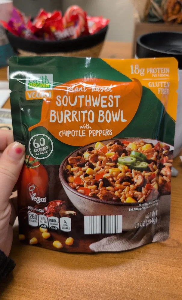 Southwest Burrito Bowl with Chipotle Peppers