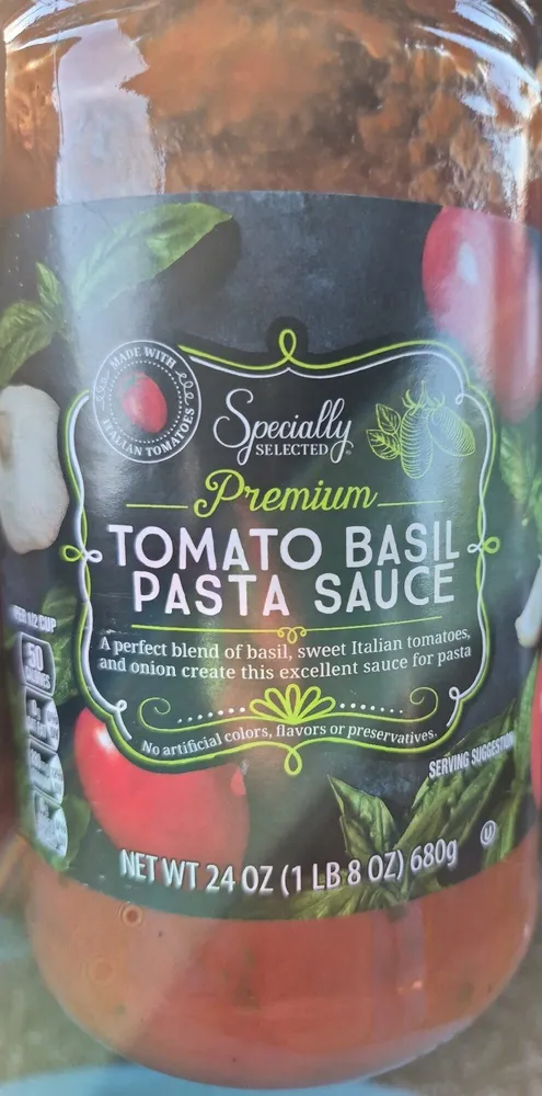 Tomato basil pasta sauce