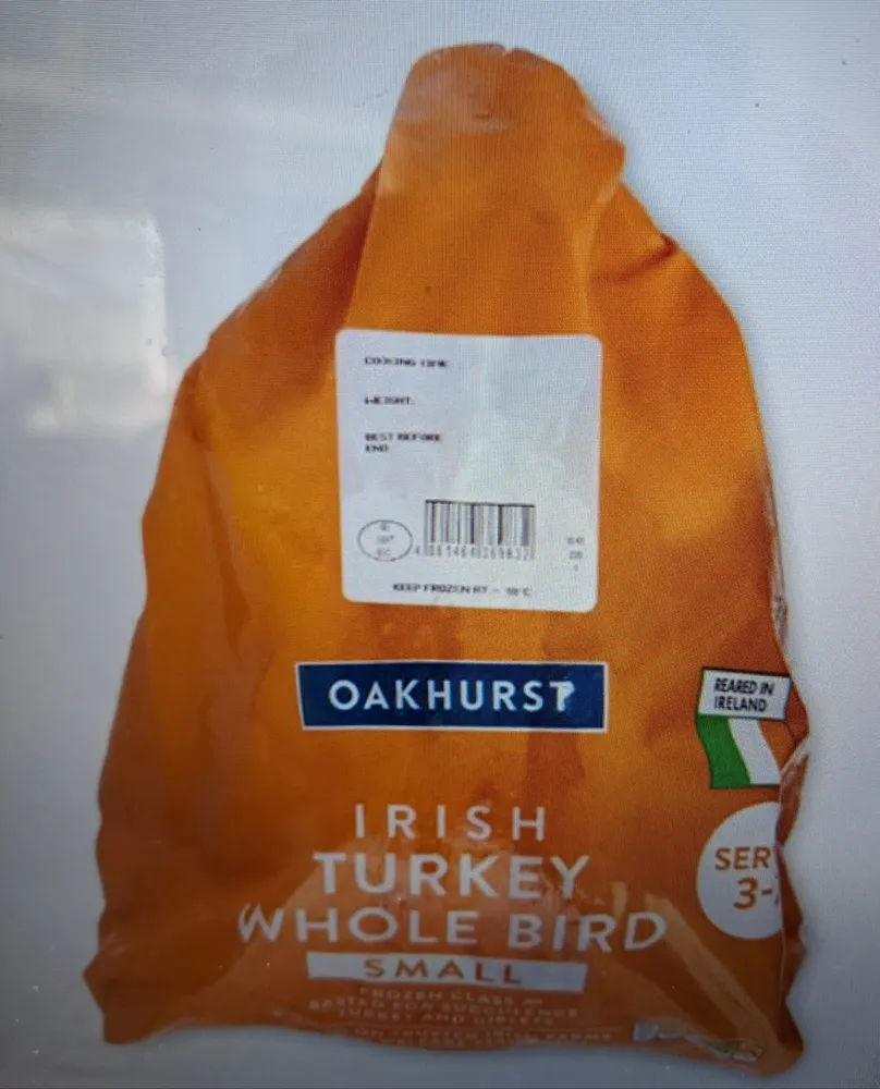 Irish Small Whole Turkey