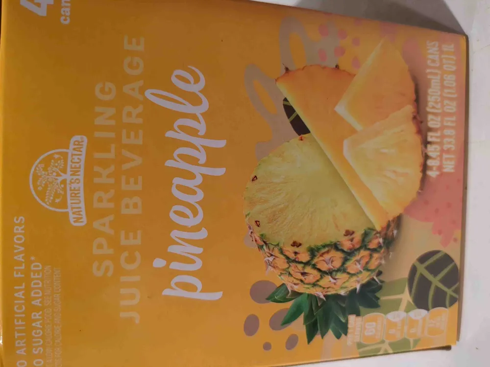 Pineapple Sparkling Juice Beverage