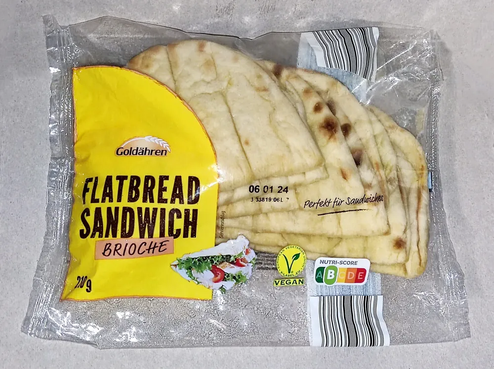 Flatbread-Sandwich - Brioche