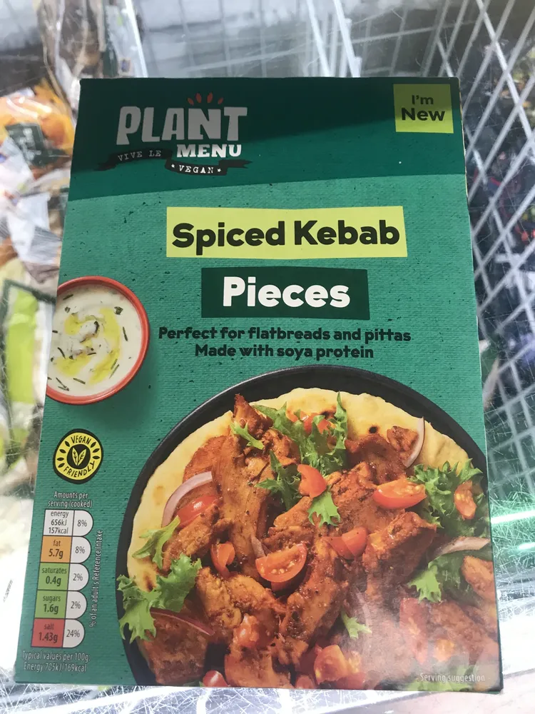 Spieced kebab pieces
