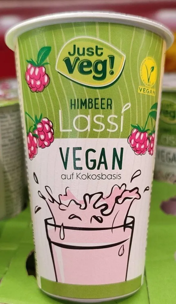 Himbeer Lassí Vegan auf Kokosbasis