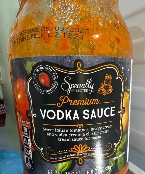 Vodka sauce