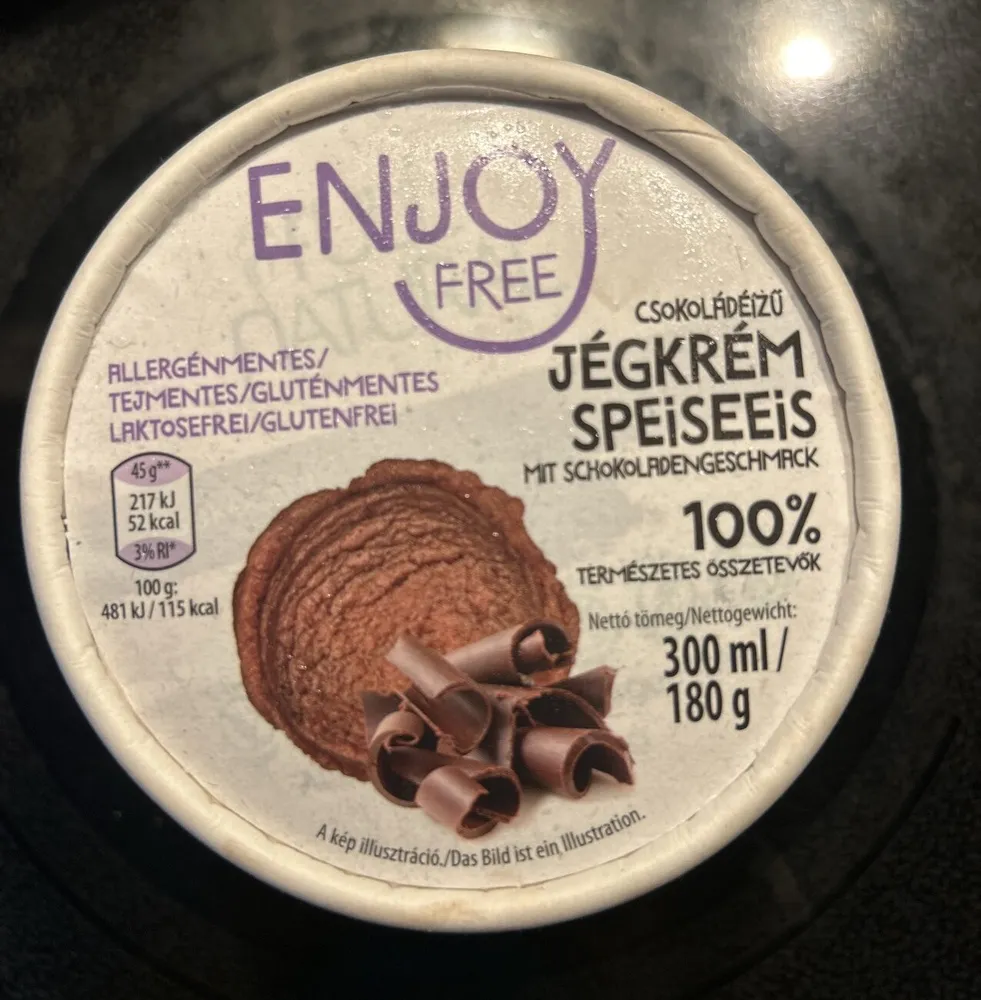 Speiseeis mit Schokoladengeschmack