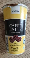 Caffè latte macchiato con vaniglia