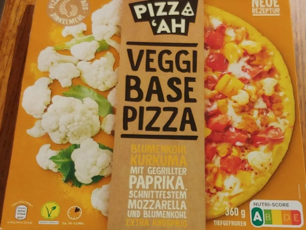 Veggie Base Pizza - Blumenkohl-Kurkuma