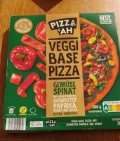 Veggie Base Pizza - Gemüse-Spinat