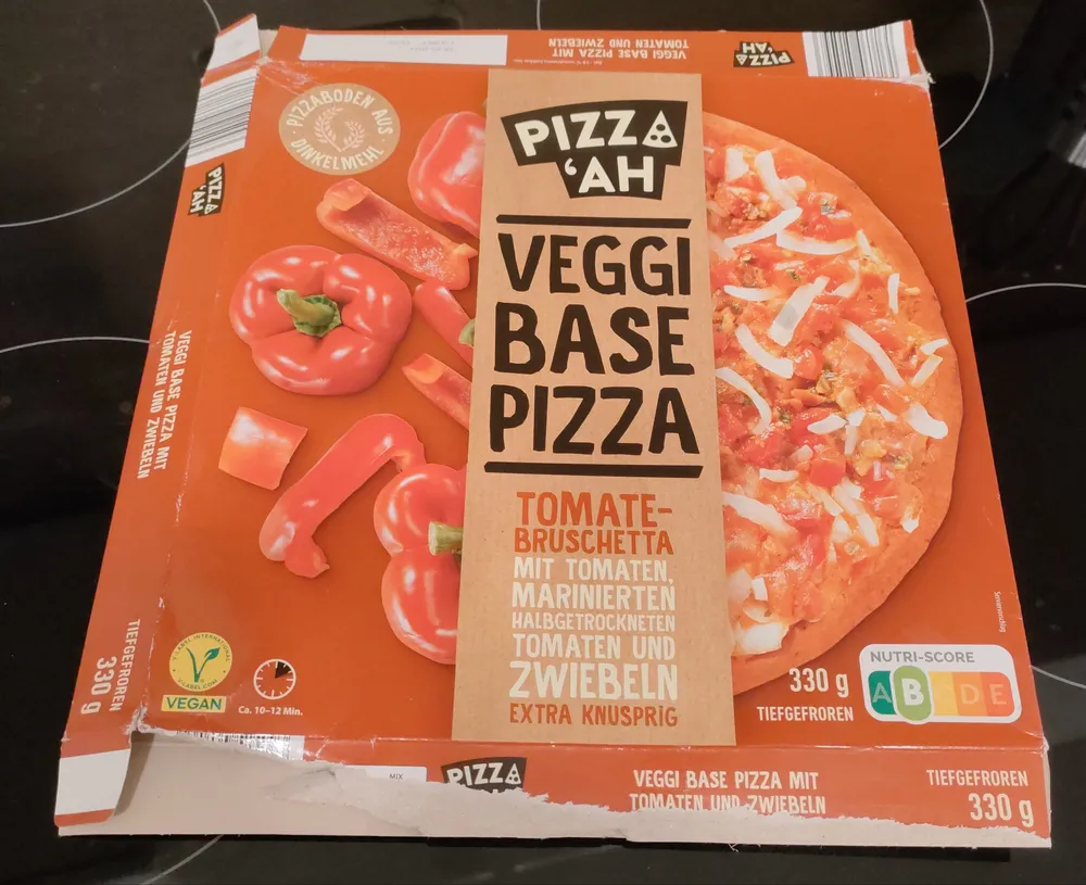 Veggi Base Pizza Tomate-Bruschetta