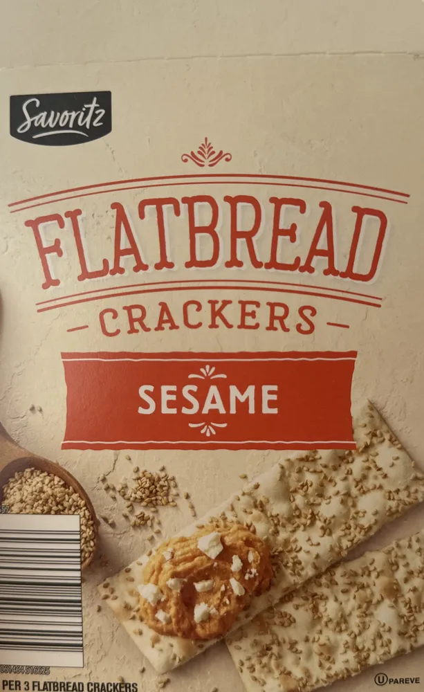 Flatbread Crackers Sesame