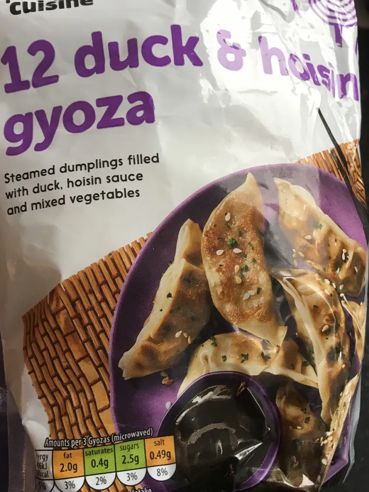 duck & hoisin gyoza