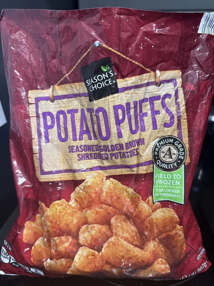 Potato Puffs Seasoned Golden Brown Shredded Potatoes