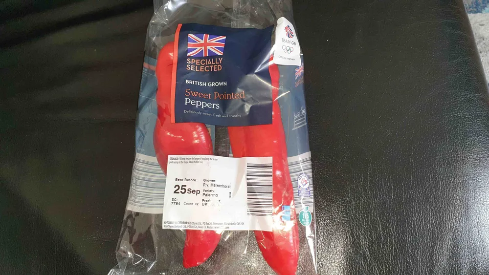 Sweet pointed peppers