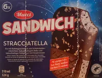 Eis-Sandwich Stracciatella