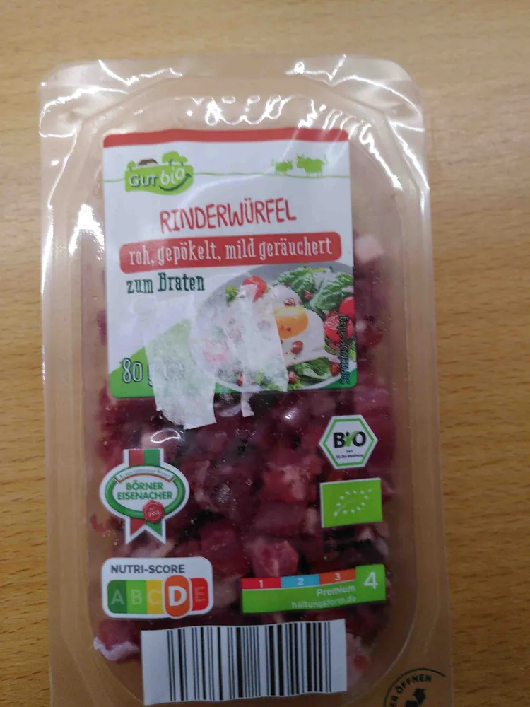 Rinderschinken Würfel