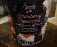 Strawberry Cheesecake Super Premium Ice Cream