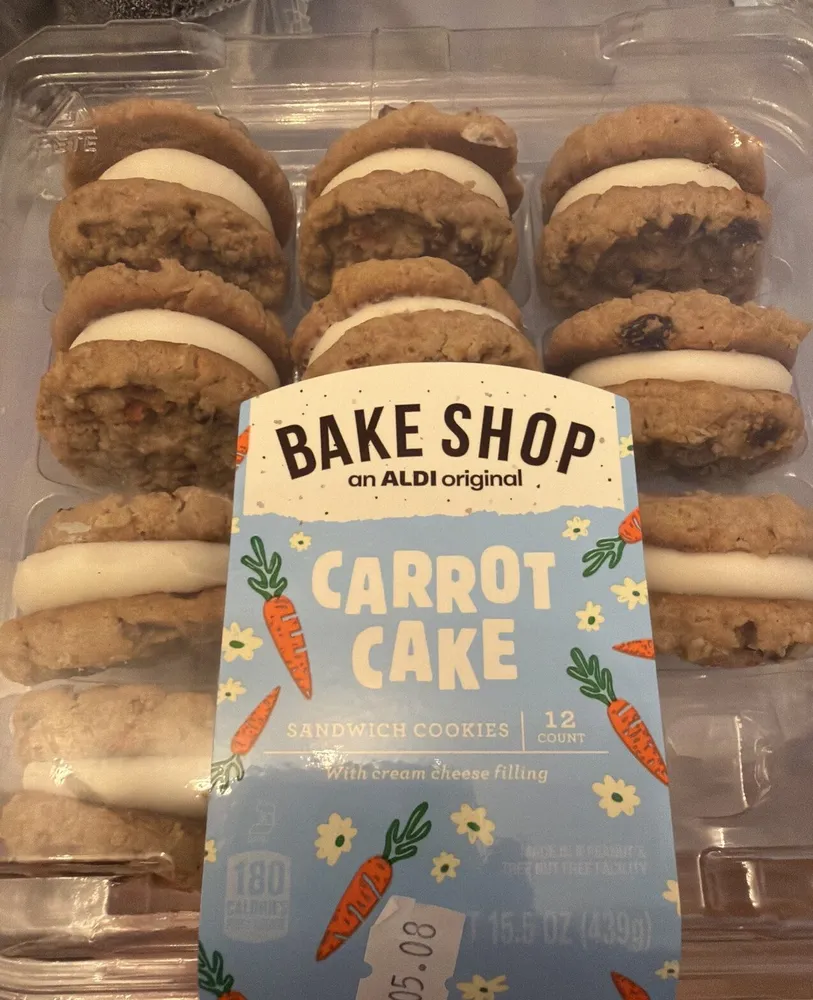 Carrot Cake Sandwich Cookies