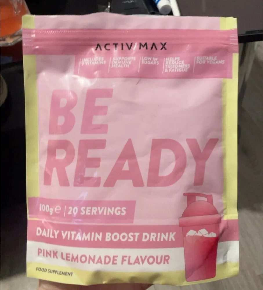 Daily vitamin boos drink pink lemonde falvour