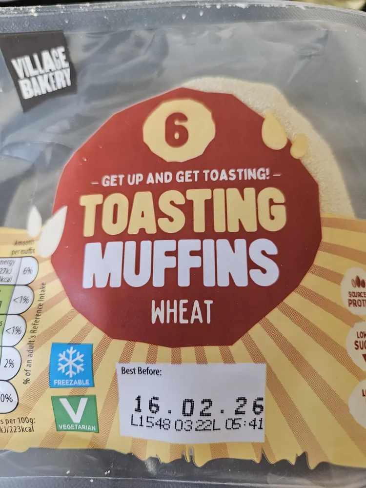 Toasting Muffins Wheat