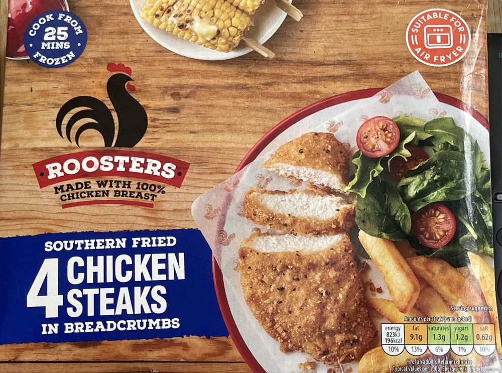 Chicken Steaks in Breadcrumb