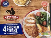 Chicken Steaks in Breadcrumb