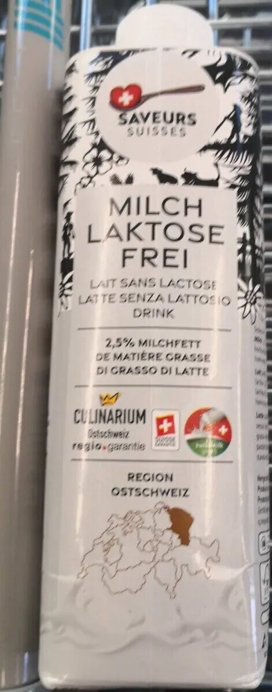 Lait sans lactose