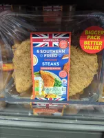 Southern fried chicken steaks