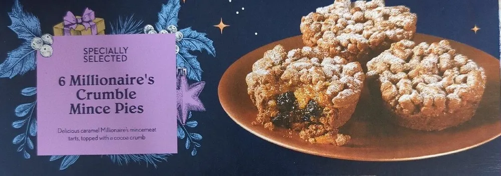 Millionaires Crumble Mince Pie