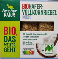 Bio-Hafervollkornriegel - Kokos