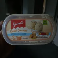 Giannis Salted Caramel Cornish Clotted Cream Ice Cream