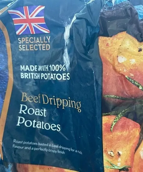otatoes AST POTATOES BASTED IN BRITISH BELLYA RECT
