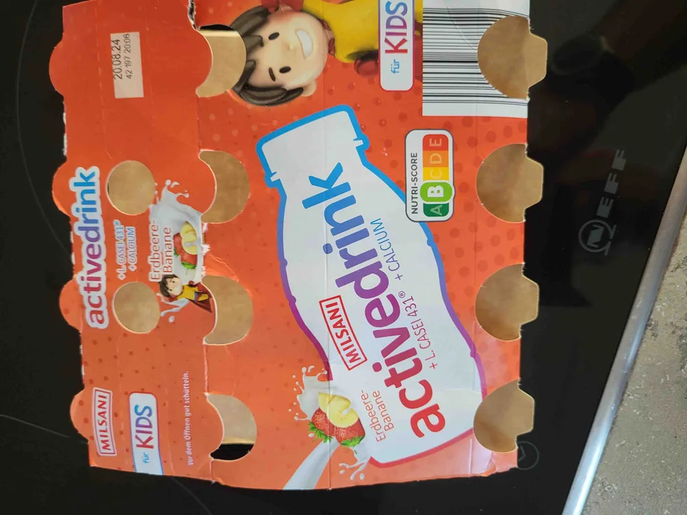 activedrink Erdbeere-Banane
