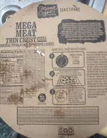 Mega Meat Thin Crust Pizza