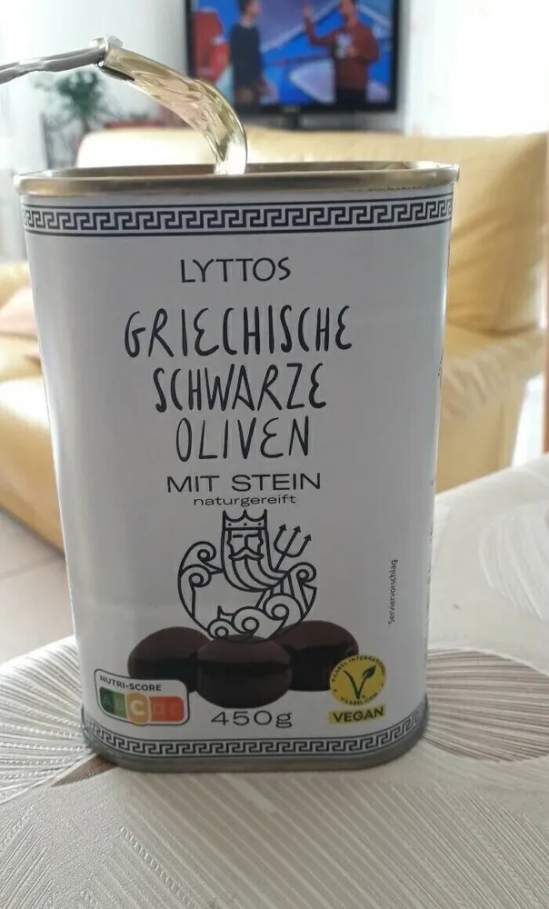 Griechische Schwarze Oliven mit Stein