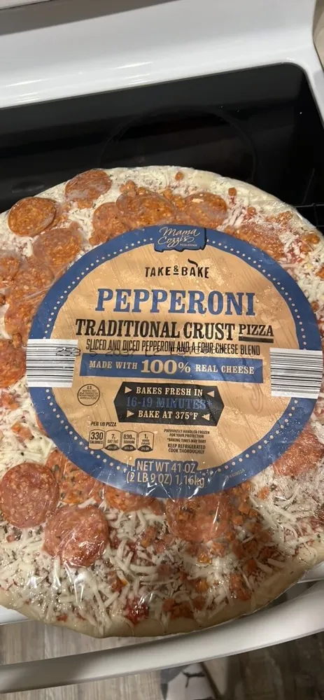 PEPPERONI TRADITIONAL CRUST PIZZA