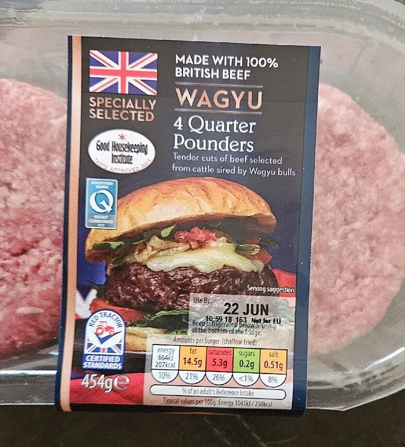 Aldi Wagu Quarter Pounder