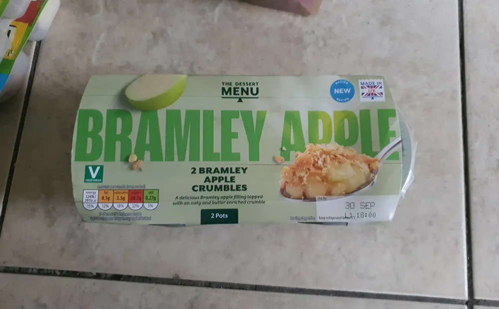 Apple crumble
