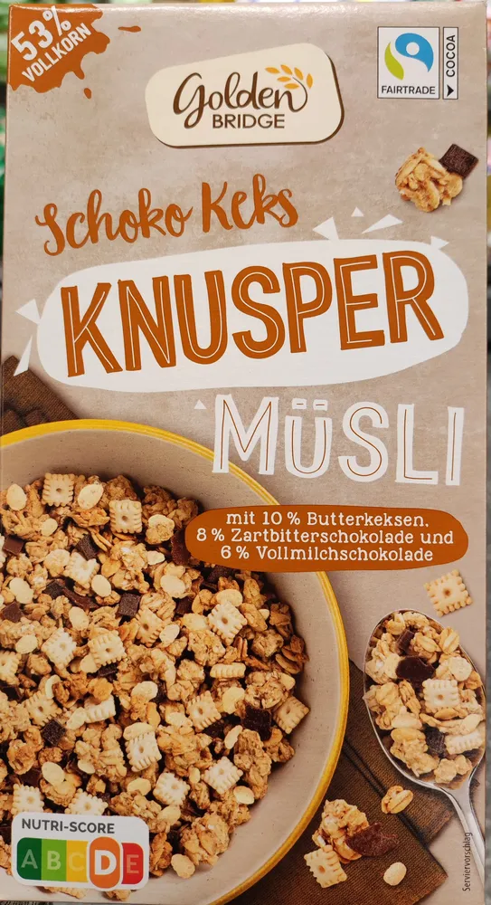 Schoko Keks Knusper Müsli