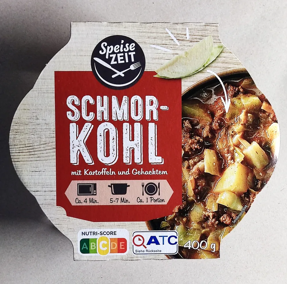 Schmorkohl mit Kartoffeln und Gehacktem