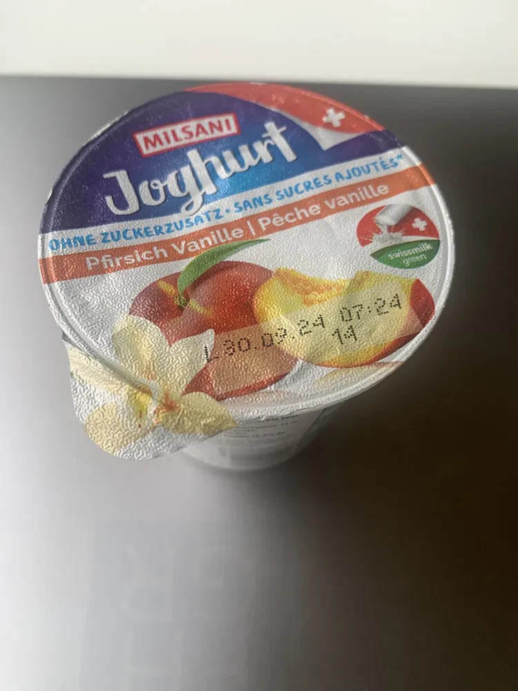 Joghurt Pfirsich Vanille Ohne Zuckerzusatz
