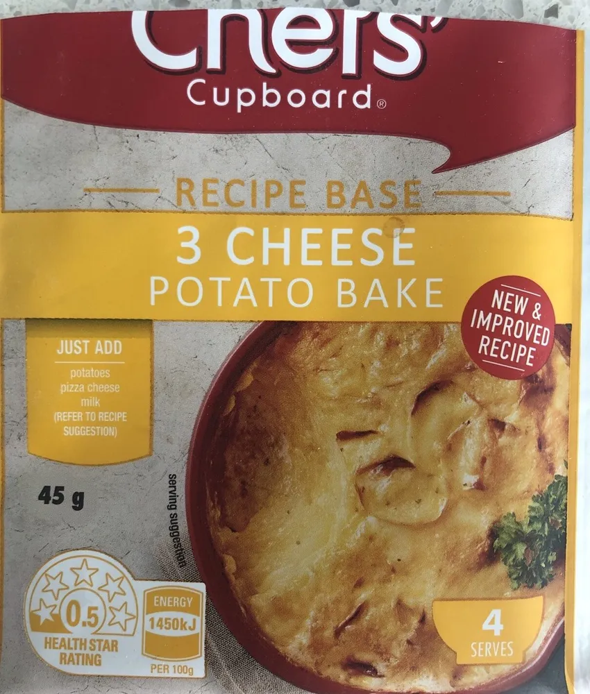 3 Cheese Potato Bake Recipe Base