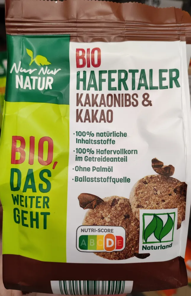Bio-Hafertaler Kakaonibs & Kakao