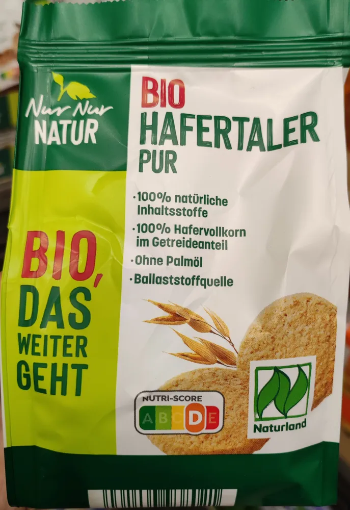 Bio-Hafertaler Pur