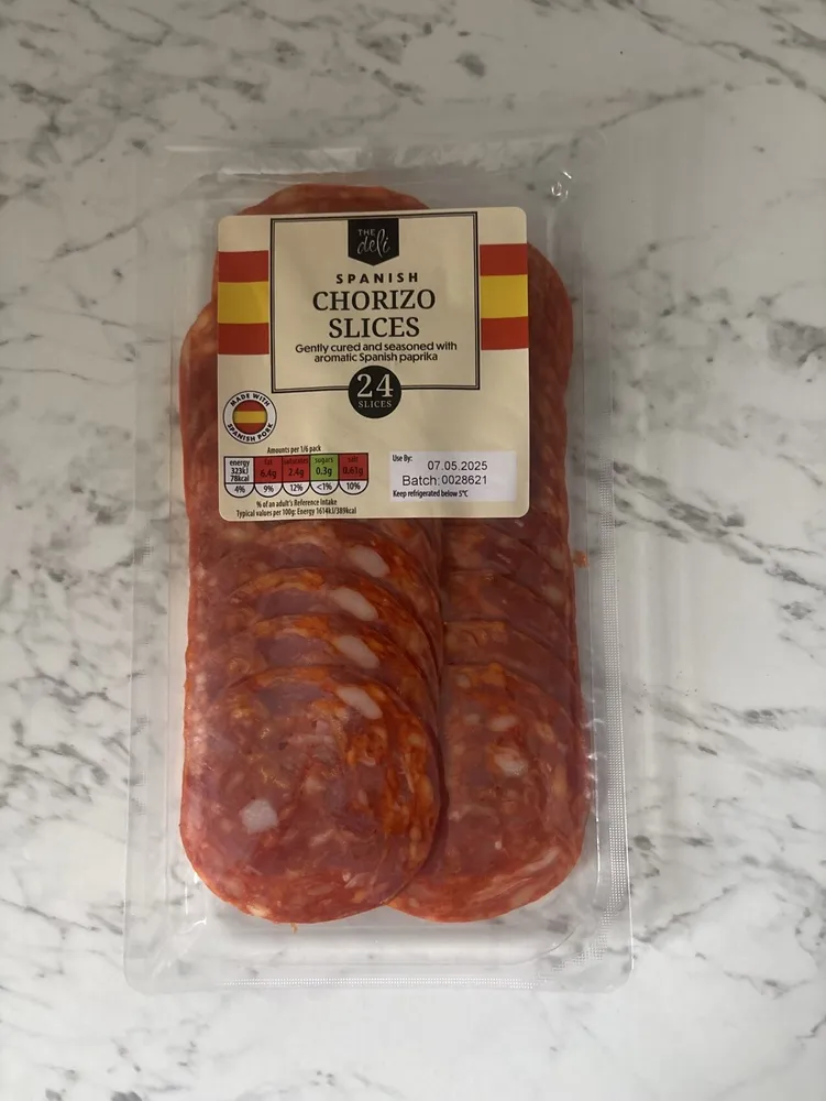 Spanish Chorizo Slices