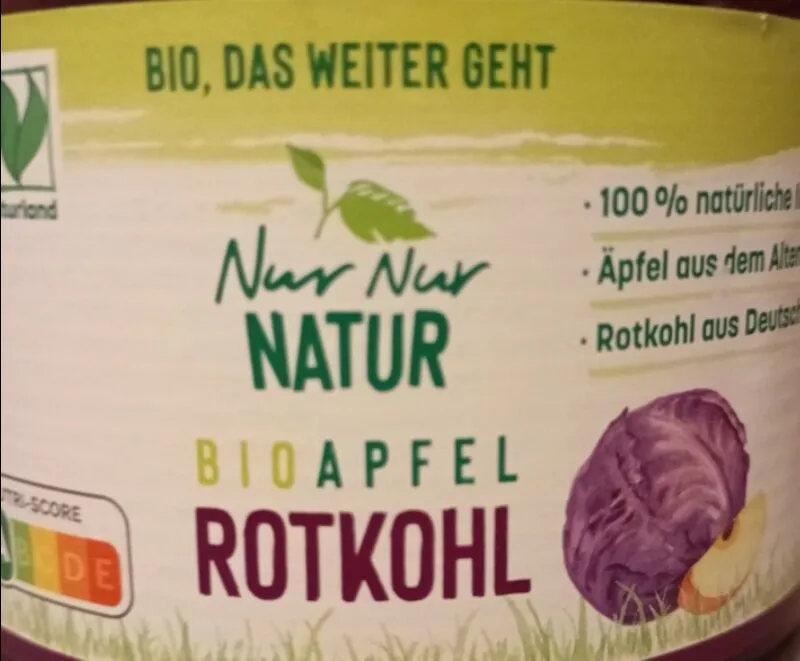 Bio Apfel Rotkohl