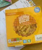 Cheese and leek quiche