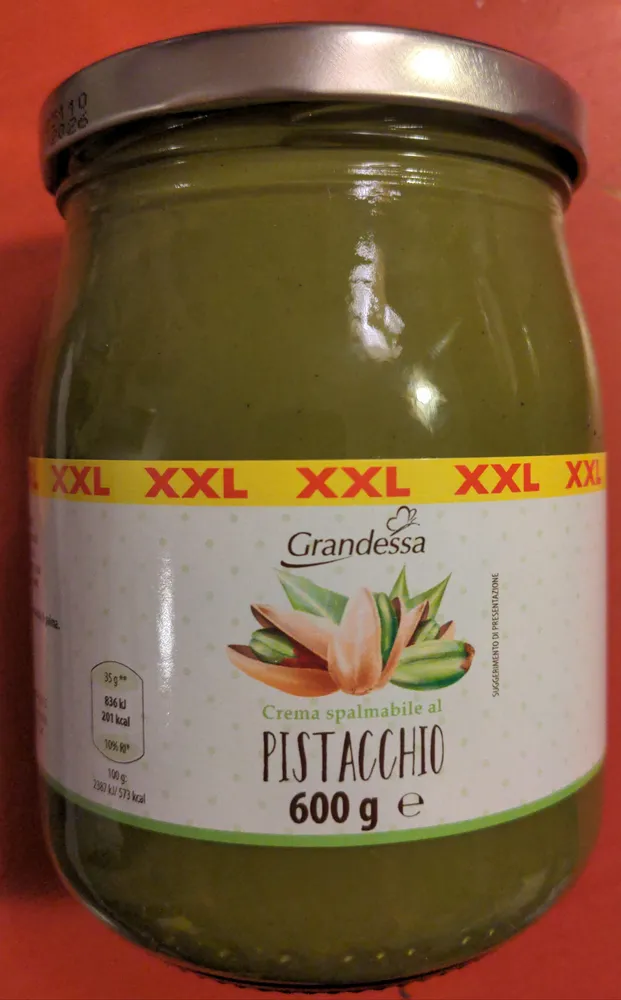 Crema spalmabile al pistacchio