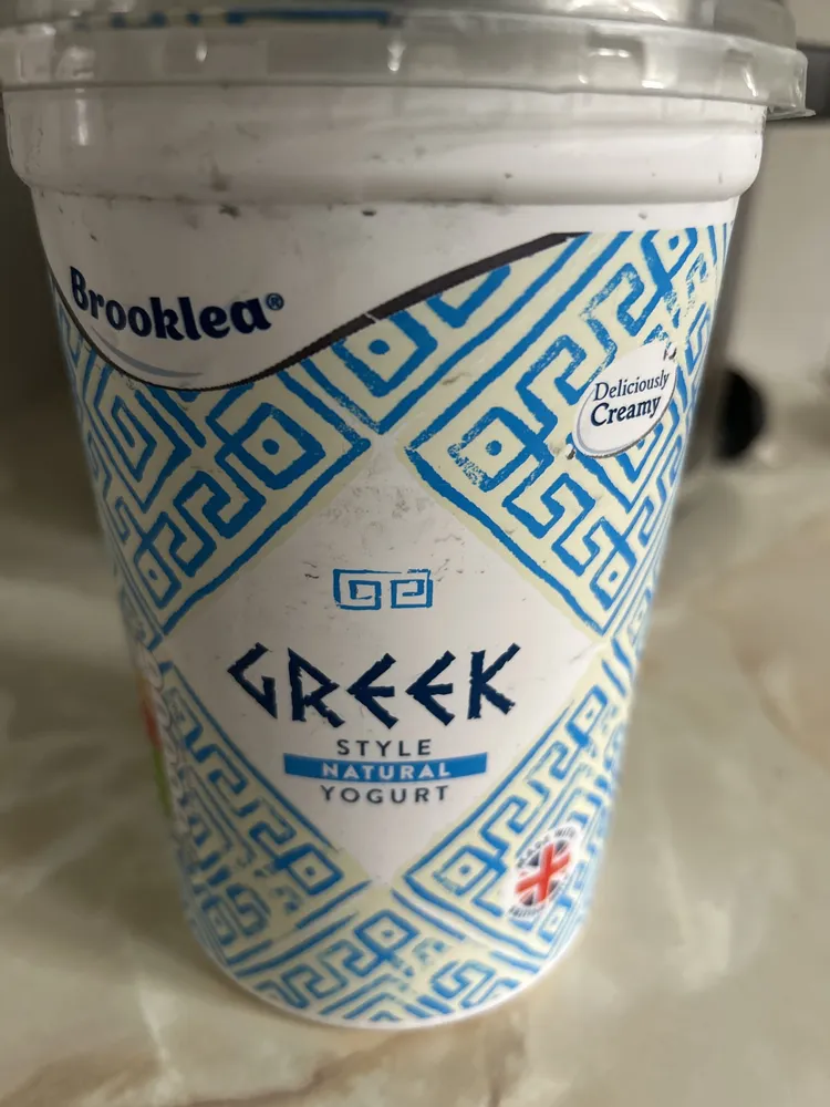 Greek style natural yogurt