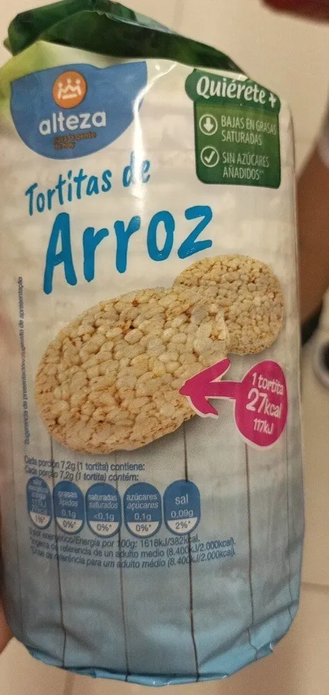 Tortita Alteza Arroz Sal 130G