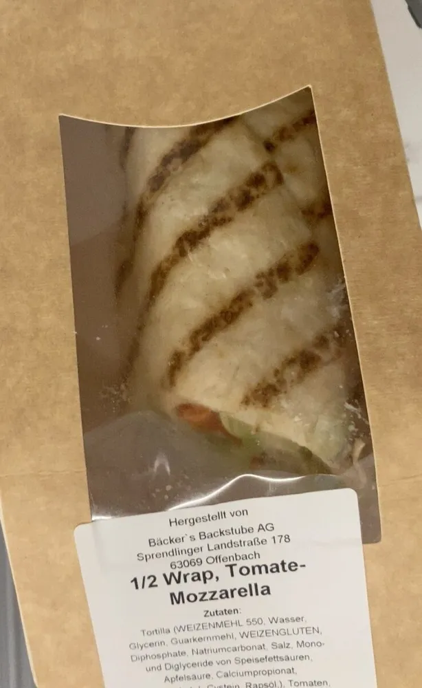 Wrap tomate-mozzarella